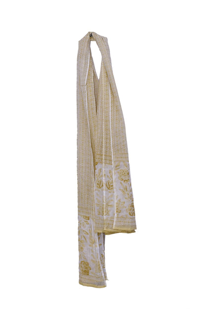 Hand Block Printed Cotton Dupatta