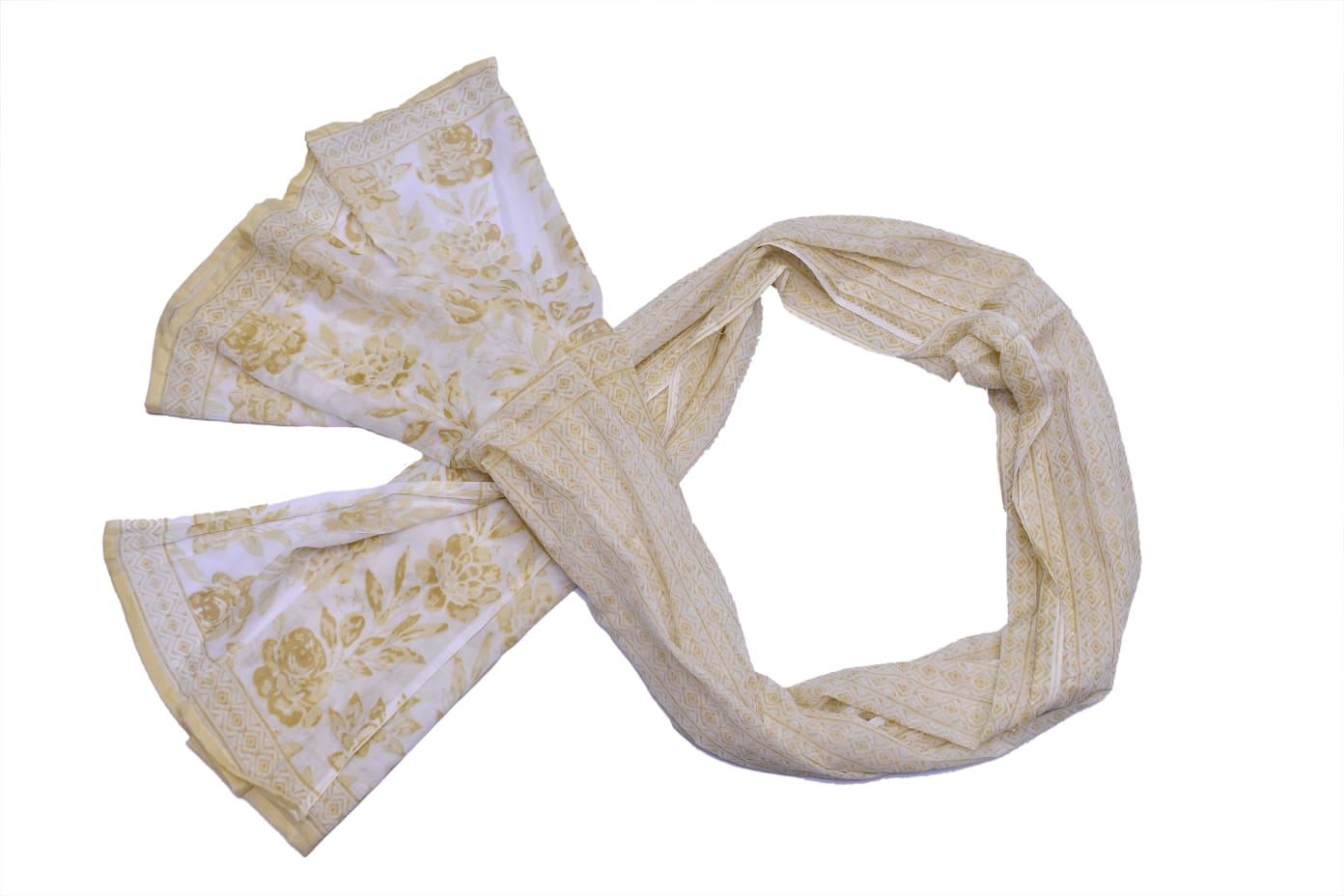 Hand Block Printed Cotton Dupatta