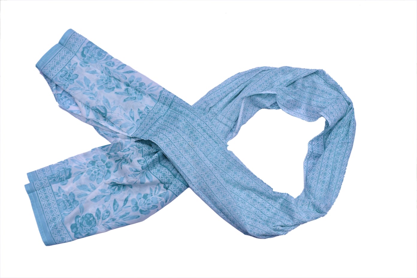 Hand Block Printed Cotton Dupatta